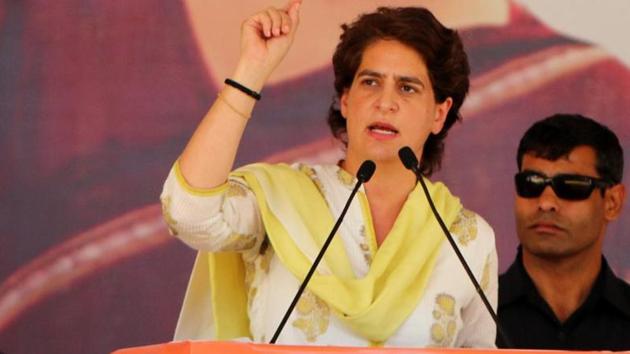 In a series of tweets, Priyanka Gandhi alleged that the Uttar Pradesh government is threatening her through various departments for speaking the truth.(Sanjeev Kumar/HT file photo) In a series of tweets, Priyanka Gandhi alleged that the Uttar Pradesh government is threatening her through various departments for speaking the truth.(Sanjeev Kumar/HT file photo)