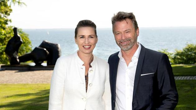 Danish Prime Minister Mette Frederiksen and her fiance Bo Tengberg visit Museum of Modern Art Louisiana, as the museum reopens after the coronavirus disease restrictions eased in Humlebaek, Denmark. (via REUTERS) Danish Prime Minister Mette Frederiksen and her fiance Bo Tengberg visit Museum of Modern Art Louisiana, as the museum reopens after the coronavirus disease restrictions eased in Humlebaek, Denmark. (via REUTERS)