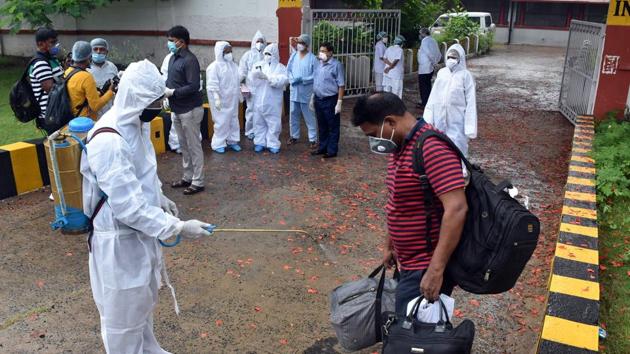 Jharkhand reported 29 positive Covid-19 cases on June 26, 2020,, taking its tally to 2,294, according to the bulletin issued by the state health department.(ANI File)