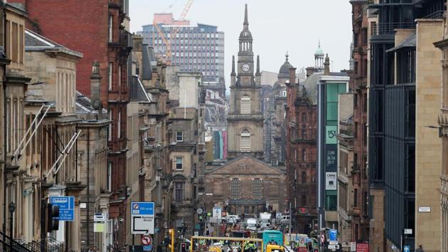 Witnesses said they saw a man of African heritage lying on the ground as the police moved in.(REUTERS) Witnesses said they saw a man of African heritage lying on the ground as the police moved in.(REUTERS)