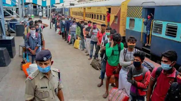 The Railways had clarified that deaths had occurred due to pre-existing ailments and that the ministry is yet to collate the final list of deaths on board Shramik trains. (PTI photo) The Railways had clarified that deaths had occurred due to pre-existing ailments and that the ministry is yet to collate the final list of deaths on board Shramik trains. (PTI photo)