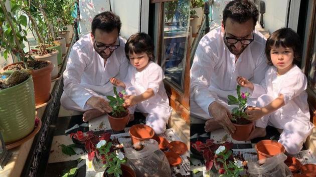 Saif Ali Khan loves to spend time in the company of his plants, and even son Taimur Ali Khan has followed in his footsteps. Here are few more celebrities who have a penchant for gardening.