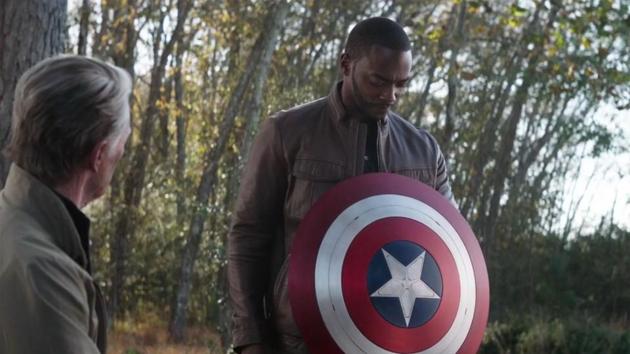 Anthony Mackie as Sam Wilson in Avengers: Endgame.