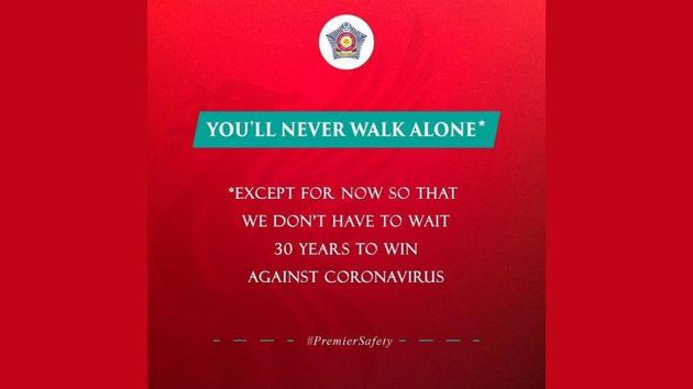 The image shared by Mumbai Police on both Instagram and Twitter.(Instagram/@mumbaipolice)