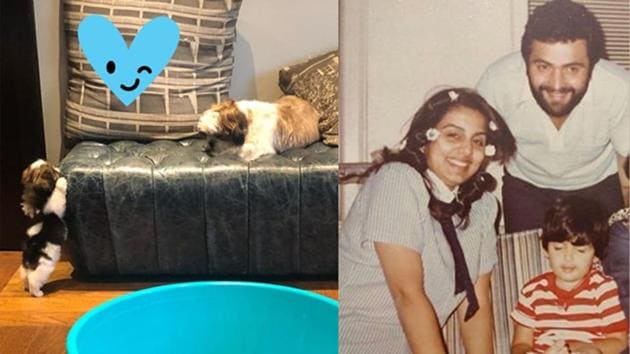 Rishi Kapoor’s daughter Riddhima has shared two adorable pictures on her Instagram stories.