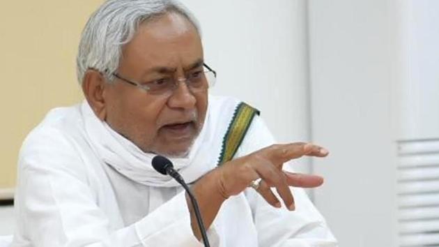 Bihar Chief Minister Nitish Kumar is holding meeting with officials.(HT file photo)
