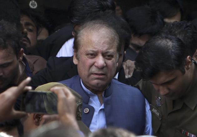 Former Pakistani Prime Minister Nawaz Sharif had left for London in November after the Lahore High Court granted him a four-week permission to go abroad for treatment.(AP file photo)