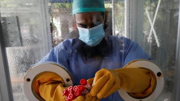 Initially, the family approached a private hospital nearby for treatment, but they refused to accept Covid-19 patients. (REUTERS) Initially, the family approached a private hospital nearby for treatment, but they refused to accept Covid-19 patients. (REUTERS)