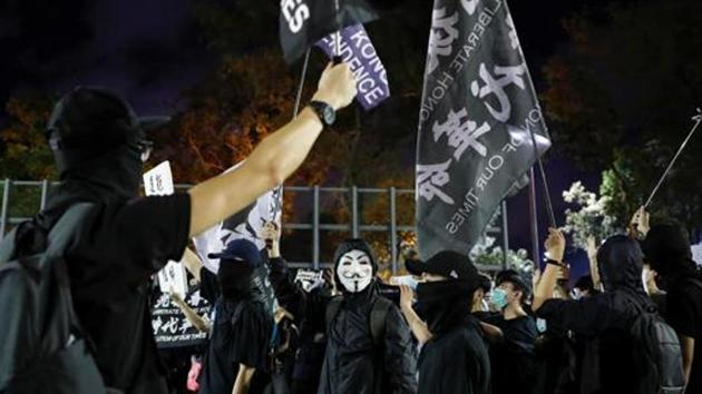 The notice, posted on the front’s Facebook page, cited violent incidents that took place after public assemblies and rallies organised by the group over the past 12 months. (Reuters) The notice, posted on the front’s Facebook page, cited violent incidents that took place after public assemblies and rallies organised by the group over the past 12 months. (Reuters)