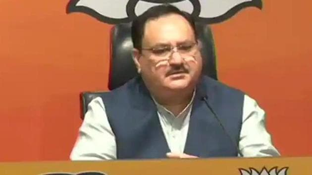 BJP chief JP Nadda (ANI photo) BJP chief JP Nadda (ANI photo)
