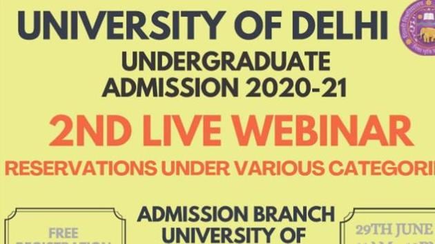 DU second webinar to be conducted on June 29.(Screengrab)