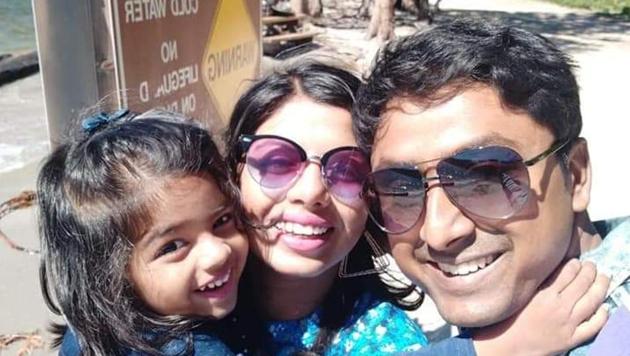 Sraboni Bose, her husband and their five-year-old daughter came to India from Texas. While Bose’s husband, a software engineer, returned to the US on May 12 on a Vande Bharat flight, she and her daughter are stuck after the new US visa rules were announced. Sraboni Bose, her husband and their five-year-old daughter came to India from Texas. While Bose’s husband, a software engineer, returned to the US on May 12 on a Vande Bharat flight, she and her daughter are stuck after the new US visa rules were announced.