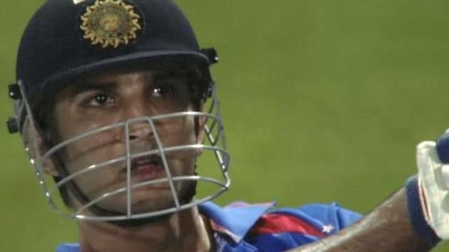 Sushant Singh Rajput as MS Dhoni in MS Dhoni: The Untold Story.
