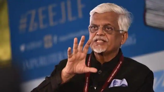 Sanjaya Baru served as former Prime Minister Manmohan Singh’s media adviser(Saumya Khandelwal/HT Photo)