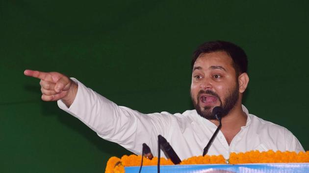 With the rains beginning in the state RJD leader Tejashwi Yadav also stated that there was a danger of floods affecting the north Bihar areas. (Santosh Kumar/HT photo) With the rains beginning in the state RJD leader Tejashwi Yadav also stated that there was a danger of floods affecting the north Bihar areas. (Santosh Kumar/HT photo)