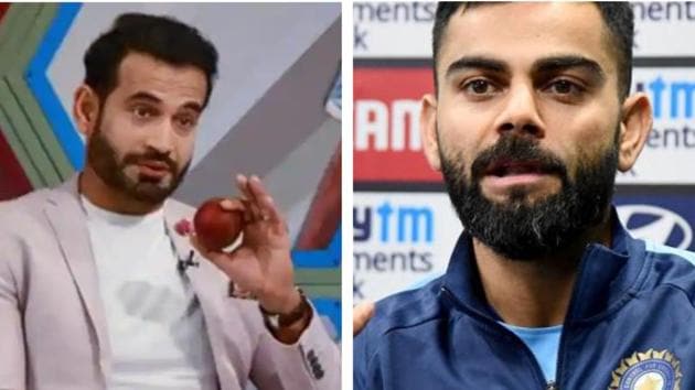 File image of Irfan Pathan and Virat Kohli.(PTI/HT Collage)