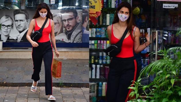 Disha Patani was seen shopping for some essentials in Bandra (Varinder Chawla)
