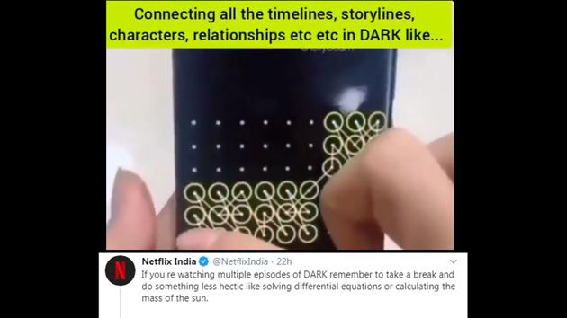 Posted on their official Twitter page, Netflix India shared a tweet with a hilarious twist regarding the series. (Twitter/@NetflixIndia) Posted on their official Twitter page, Netflix India shared a tweet with a hilarious twist regarding the series. (Twitter/@NetflixIndia)