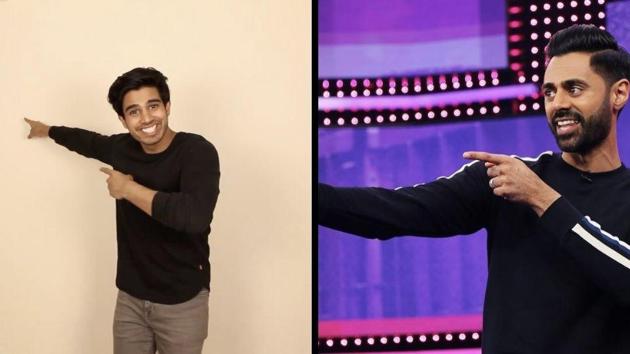 The image shows Saiyam Kumar and Hasan Minhaj. (Screengrab) The image shows Saiyam Kumar and Hasan Minhaj. (Screengrab)