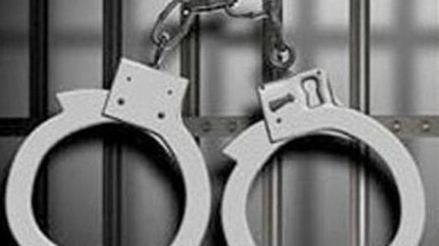 The accused was produced before the holiday court on Sunday and has been remanded in police custody till July 1. (HT photo) The accused was produced before the holiday court on Sunday and has been remanded in police custody till July 1. (HT photo)