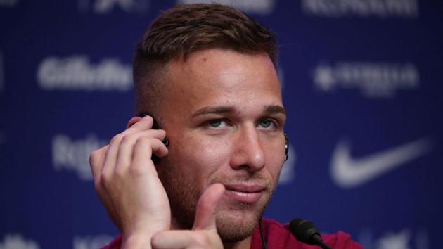 Barcelona's Arthur Melo during a press conference REUTERS/Albert Gea/File photo(REUTERS) Barcelona's Arthur Melo during a press conference REUTERS/Albert Gea/File photo(REUTERS)