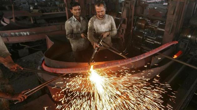 The World Bank on June 8 projected India’s FY21 growth to contract by 3.2%, a downward revision from its earlier forecast of 2.2% on April 12. (REUTERS) The World Bank on June 8 projected India’s FY21 growth to contract by 3.2%, a downward revision from its earlier forecast of 2.2% on April 12. (REUTERS)