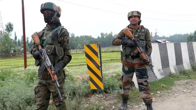 An encounter between terrorists is underway in Jammu and Kashmir’s Anantnag.(ANI File Photo)