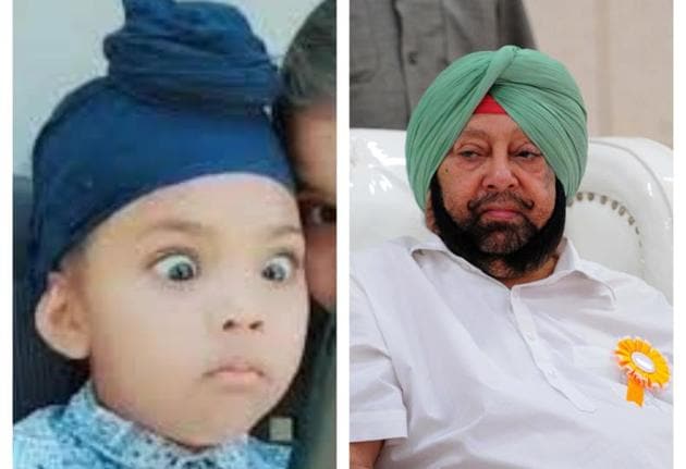 Moga’s five-year-old TikTok star, whose cheeky one-liners and adorable eye rolls in the guise of a tiny ‘sardarji’ won hearts across the globe and even caught the eye of Punjab CM Amarinder Singh, has asked fans to follow her on Instagram after the government banned the Chinese video sharing platform(HT Photo)