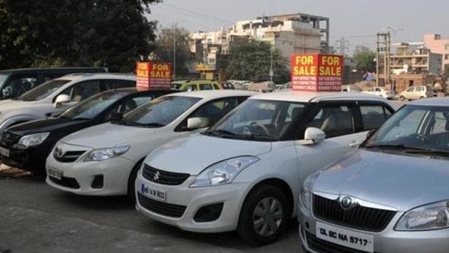 Vehicle registrations in the national capital have declined in the first eight months of 2019.(Parveen Kumar/Hindustan Times)