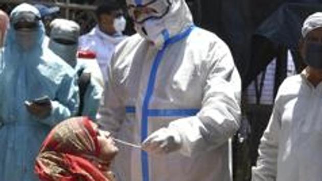 The Covid-19 pandemic is not even close to being over, WHO said(Dheeraj Dhawan / Hindustan Times) The Covid-19 pandemic is not even close to being over, WHO said(Dheeraj Dhawan / Hindustan Times)