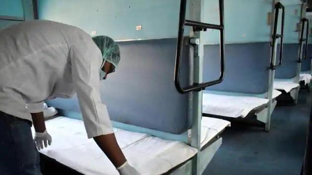 On the requisition of state governments, the Railways has parked 960 such isolation coaches across five states. (File photo) On the requisition of state governments, the Railways has parked 960 such isolation coaches across five states. (File photo)