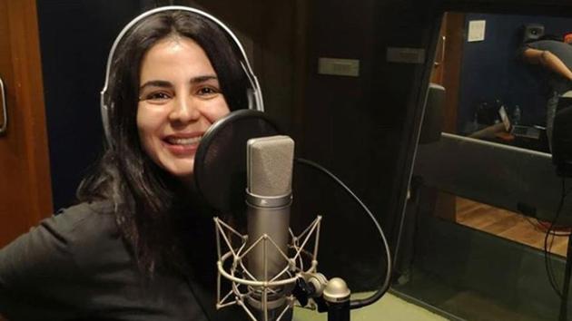 Actor Kirti Kulhari recently stepped out to dub for her upcoming project Shadistan. She plays a rocktar in the film. Actor Kirti Kulhari recently stepped out to dub for her upcoming project Shadistan. She plays a rocktar in the film.