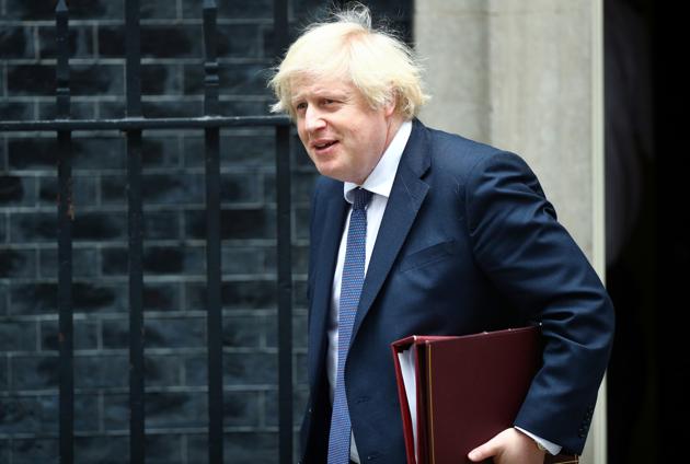 Britain's Prime Minister Boris Johnson leaves Downing Street in London, Britain.(Reuters) Britain's Prime Minister Boris Johnson leaves Downing Street in London, Britain.(Reuters)