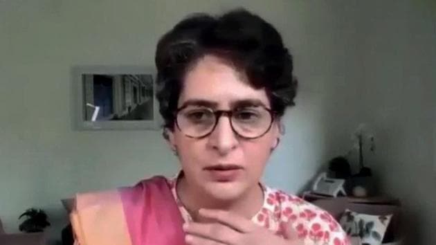 Congress General Secretary Priyanka Gandhi Vadra made an online payment to clear her dues of the government bungalow where she has ben staying. (ANI) Congress General Secretary Priyanka Gandhi Vadra made an online payment to clear her dues of the government bungalow where she has ben staying. (ANI)