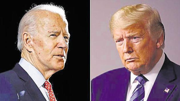 I really, really, really believe we’re on the cusp of what could be the most corrupt process that we’ve seen in a general election, Trump rival Joe Biden said. (AP) I really, really, really believe we’re on the cusp of what could be the most corrupt process that we’ve seen in a general election, Trump rival Joe Biden said. (AP)