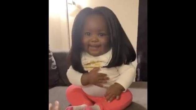 black toddler wig