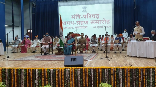 Of the 28 new ministers, 20 and eight are of cabinet and ministers of state rank, respectively. (@airnewsalerts/Twitter) Of the 28 new ministers, 20 and eight are of cabinet and ministers of state rank, respectively. (@airnewsalerts/Twitter)
