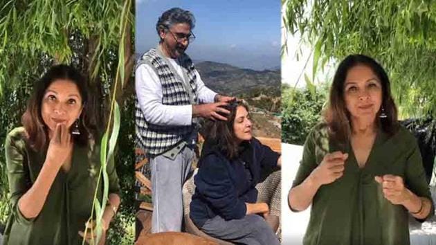 Neena Gupta has made a revelation about her husband on Instagram.