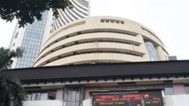 After soaring 600 points during the session, the 30-share index settled 429.25 points, or 1.21 per cent, higher at 35,843.70. The NSE Nifty surged 121.65 points, or 1.17 per cent, to close at 10,551.70. (PTI File) After soaring 600 points during the session, the 30-share index settled 429.25 points, or 1.21 per cent, higher at 35,843.70. The NSE Nifty surged 121.65 points, or 1.17 per cent, to close at 10,551.70. (PTI File)