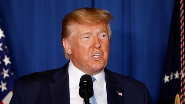 US President Donald Trump recognised the selfless contribution of the Indian-American doctors, nurses and healthcare professionals.(REUTERS) US President Donald Trump recognised the selfless contribution of the Indian-American doctors, nurses and healthcare professionals.(REUTERS)