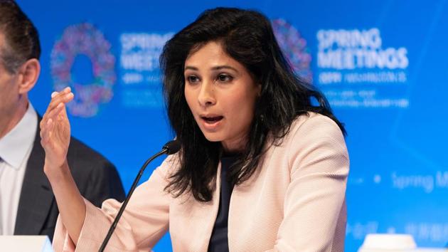 Gita Gopinath, chief economist with the International Monetary Fund (IMF) has warned of a prolonged recovery.(Bloomberg)
