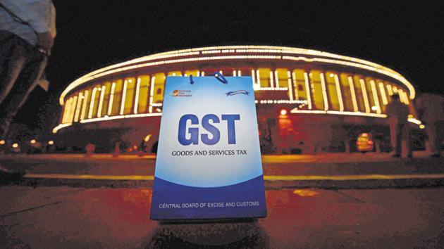 The Goods and Services Tax (GST) was passed in a joint session of parliament on 1 July, 2017(PTI)