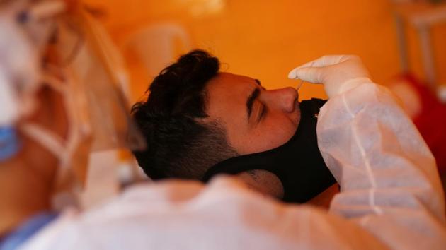China also reported two new asymptomatic patients, down from three a day earlier. (REUTERS)