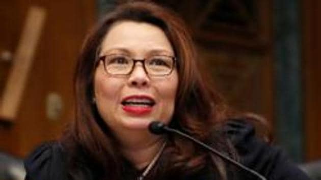 Tammy Duckworth discussed the national security value of diplomacy and American alliances in this region at a Senate Armed Services Committee Hearing in February, according to a statement. (AP)