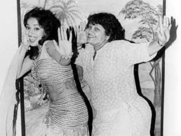 However, Saroj was truly catapulted into the big league with the 1988 film Tezaab. Madhuri Dixit’s iconic song Ek Do Teen is remembered even today.