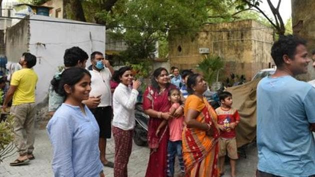 Recent earthquakes in the Delhi and NCR has led to people worrying about a bigger earthquake. (Arvind Yadav/HT PHOTO/File/Representative) Recent earthquakes in the Delhi and NCR has led to people worrying about a bigger earthquake. (Arvind Yadav/HT PHOTO/File/Representative)