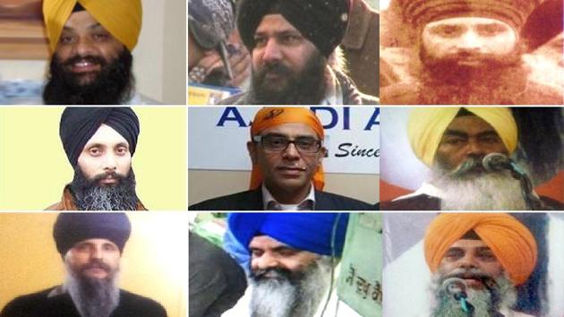 Nasty Nine: The Union Home Ministry has notified nine promoters of Khalistan, designating them as terrorists.