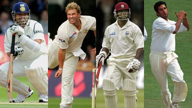 Sachin Tendulkar, Shane Warne, Brian Lara and Wasim Akram have never got a five wicket haul or scored a century at Lord’s.(Getty Images)