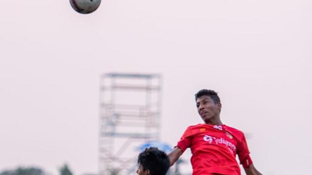Players in action at the Reliance Foundation Young Champs academy. Players in action at the Reliance Foundation Young Champs academy.