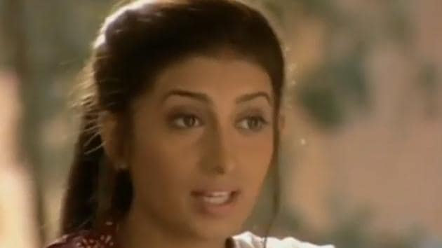 Smriti Irani in a scene from Kyunki Saas Bhi Kabhi Bahu Thi.